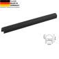 Preview: Curb cap 60 black for 6 cm concrete curbstones